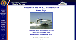 Desktop Screenshot of ncpdmarinebureau.com